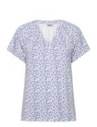 Frsanie Tee 1 Tops T-shirts & Tops Short-sleeved Blue Fransa