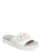 Slip-In Flate Sandaler White Gabor