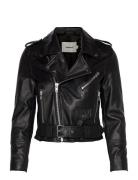 Joan Jacket Skinnjakke Skinnjakke Black Deadwood