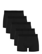 Slhliam 5-Pack Trunk Boksershorts Black Selected Homme