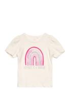 Nmfkiami Ss Top Pb Tops T-shirts Short-sleeved White Name It