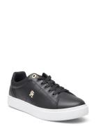 Elevated Essent Sneaker Monogram Lave Sneakers Black Tommy Hilfiger