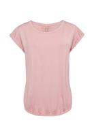 Sc-Marica Tops T-shirts & Tops Short-sleeved Pink Soyaconcept