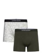 Premium Cotton Stretch Boxer 2P Boksershorts Khaki Green Björn Borg