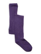 Tights, Colured Tights Purple Melton