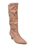 Lavan Boots Høye Støvletter Beige Steve Madden