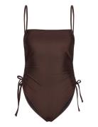 Bondi Swimsuit Badedrakt Badetøy Brown SUI AVA