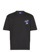 Nollico Tops T-shirts Short-sleeved Black HUGO BLUE