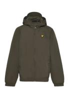 Zip Through Hooded Jacket Tynn Jakke Skalljakke Khaki Green Lyle & Sco...