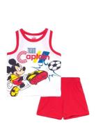 Pyjama Pyjamas Sett Red Mickey Mouse