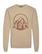 Lolland Sweat O'neck Tops Sweat-shirts & Hoodies Sweat-shirts Beige H2...