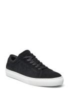 Theodor Suede Sneaker Lave Sneakers Black Les Deux