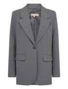 Sc-Frankie Blazers Single Breasted Blazers Grey Soyaconcept