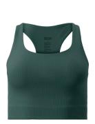 Rib Paloma Bra Lingerie Bras & Tops Sports Bras - All Green Girlfriend...