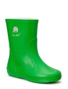 Basic Wellies -Solid Shoes Rubberboots High Rubberboots Green CeLaVi