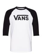 Vans Classic Raglan Sport T-shirts Long-sleeved White VANS