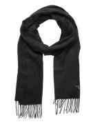 Plain Lambswool Scarf Accessories Scarves Winter Scarves Grey Barbour