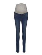 Mllola Slim Blue Jeans Bottoms Jeans Slim Blue Mamalicious