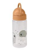 Straw Bottle Sea Friends Home Meal Time Orange D By Deer