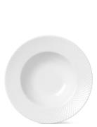 Rhombe Soup Plate Home Tableware Plates Deep Plates White Lyngby Porce...