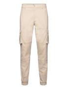 Onscam Stage Cargo Cuff Pk 6687 Bottoms Trousers Cargo Pants Cream ONL...