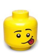 Lego Storage Head Home Kids Decor Storage Storage Boxes Yellow LEGO ST...