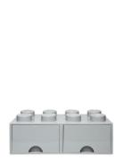 Lego Brick Drawer 8 Home Kids Decor Storage Storage Boxes Grey LEGO ST...