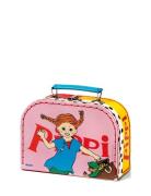 Pippi Resväska, 20 Cm, Rosa Home Kids Decor Storage Storage Boxes Mult...