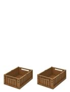 Weston Storage Box M 2-Pack Home Kids Decor Storage Storage Boxes Brow...