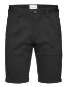 Pleated Shorts Bottoms Shorts Chinos Shorts Black Lindbergh