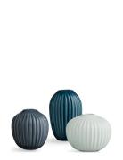 Hammershøi Vase Miniature Green 3 Pcs. Home Decoration Vases Small Vas...