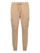 Double-Knit Cargo Jogger Pant Bottoms Trousers Cargo Pants Beige Polo ...