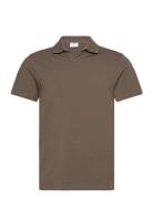 Stretch Cotton Polo T-Shirt Designers Polos Short-sleeved Brown Filipp...