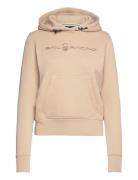 W Gale Hood Sport Sweat-shirts & Hoodies Hoodies Beige Sail Racing