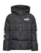 Puma Power Hooded Jacket Sport Jackets & Coats Puffer & Padded Black P...