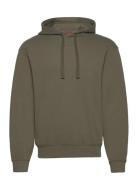 Dapo Designers Sweat-shirts & Hoodies Hoodies Khaki Green HUGO