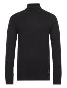 Jjpannel Knit Roll Neck Aw23 Tops Knitwear Turtlenecks Black Jack & J ...