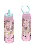 Unicorn Flowers Water Bottle Home Meal Time Pink Einhorn