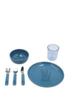 Børnesæt Mio Home Meal Time Dinner Sets Blue Mepal