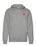 Wwash Hoodie Tops Sweat-shirts & Hoodies Hoodies Grey Double A By Wood...