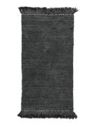 Bath Mat Cotton 70X120Cm, Dark Grey 70X120 Cm Home Textiles Rugs & Car...