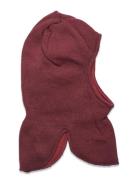 Balaclava Knit Accessories Headwear Balaclava Red Minymo