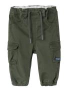 Nbmben Cargo R Twi Pant 1771-Hi Noos Bottoms Green Name It