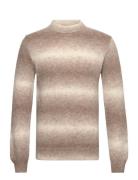 Valter Roundneck Designers Knitwear Round Necks Beige Oscar Jacobson