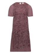 Dress Ss Aop Dresses & Skirts Dresses Partydresses Pink Minymo