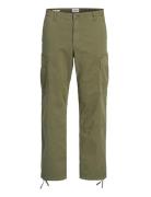 Jpstkarl Harlow Cargo Noos Bottoms Trousers Cargo Pants Khaki Green Ja...