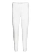 Mapoppy Cropped Bottoms Trousers Slim Fit Trousers Cream Masai