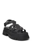 Valencia Block Sanda Shoes Summer Shoes Platform Sandals Black Replay