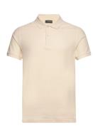 M Polo Pike Designers Polos Short-sleeved Cream J. Lindeberg