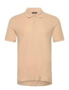 Troy Polo Shirt Designers Polos Short-sleeved Beige J. Lindeberg